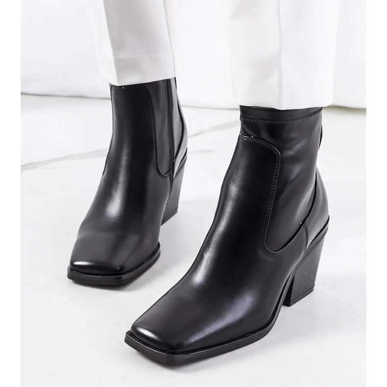 Crne visoke pete Panucci crno 1