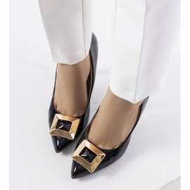 Crne lakirane Cravos štikle crna 1