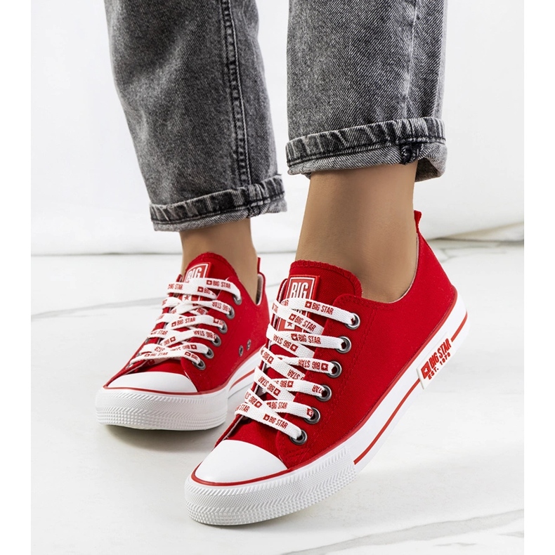 Crvene klasične tenisice Big Star KK274104 crvena 1