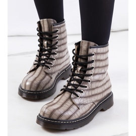 Sive ženske čizme marke Norte siva 1