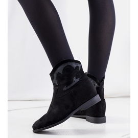 Velhine crne kaubojske čizme crna 1