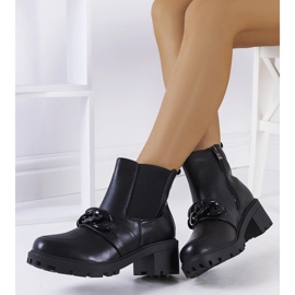 Crne gležnjače s Bilka lancem crno 1