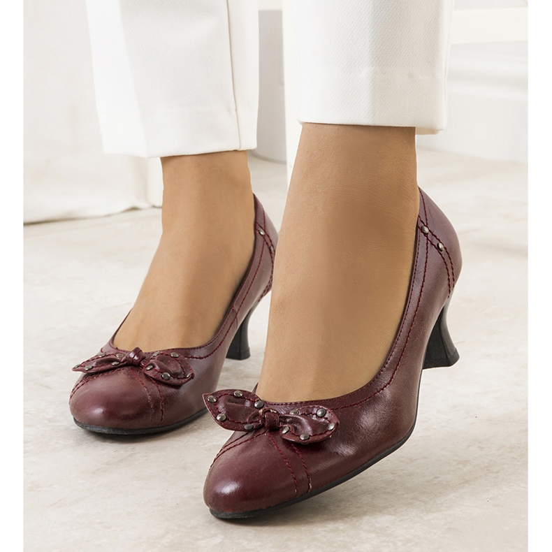 Crvene salonke s Repina mašnom crvena 1