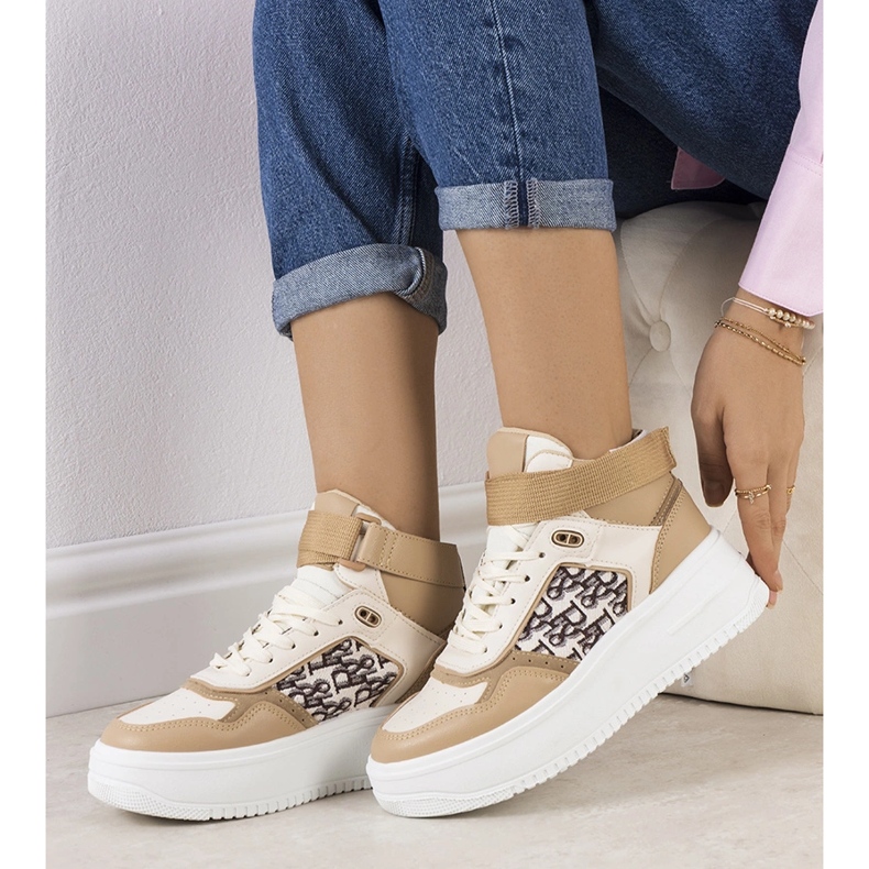 Adolis tenisice do gležnja bež 1