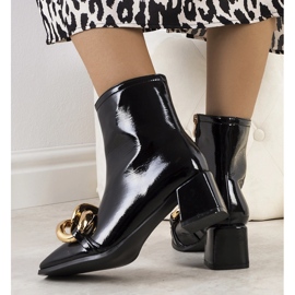 Crne lakirane Milanel čizme crna 1