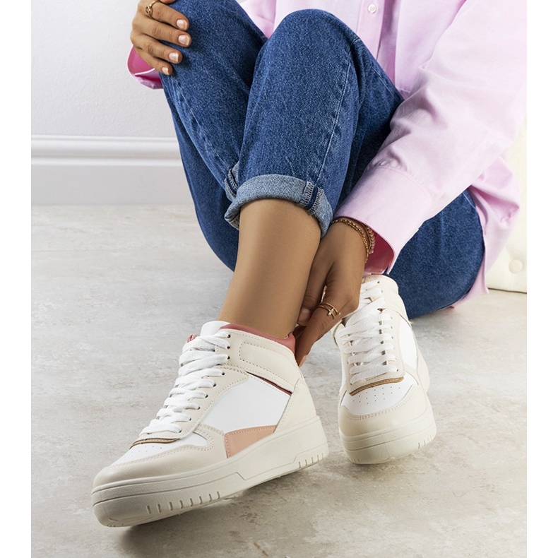 Tenisice do gležnja Adite krem ​​boje bež 1