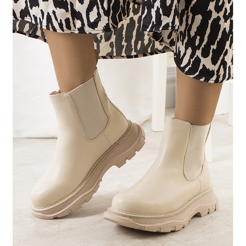 PA1 Pilar bež ženske čizme 1