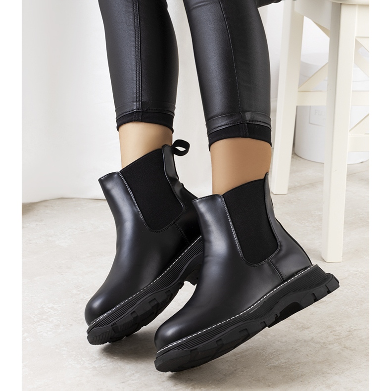 BM Pilar crne ženske čizme crno 1