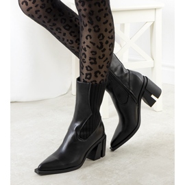 Alanna crne kaubojske čizme crno 1