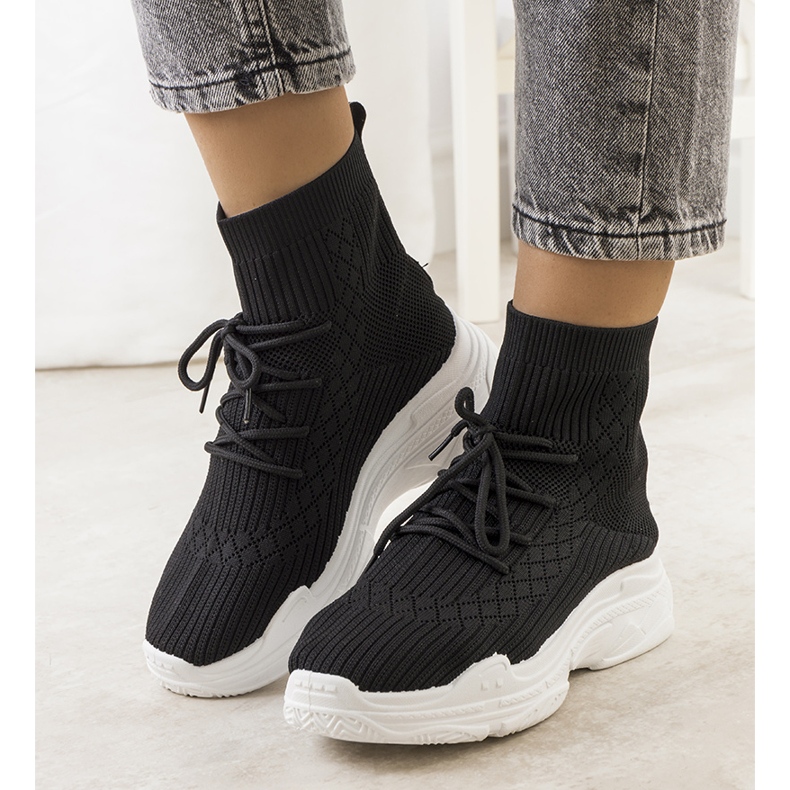 Crne Dowden čarape crno 1