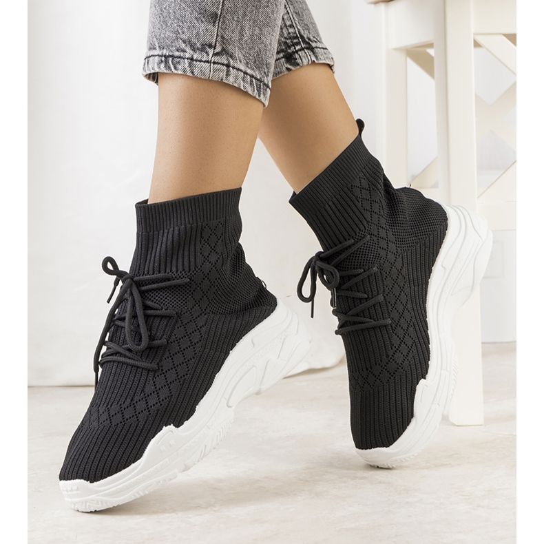 Crne Dowden čarape crno 2