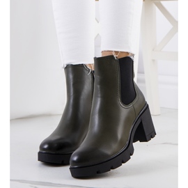 PA1 Zelene čizme na visoku petu iz Selima zelena 1