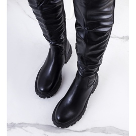 PA1 Crne čizme na platformi Khadim crno 1