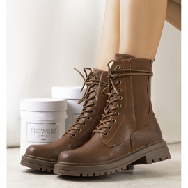 PA1 Smeđe ženske čizme Bromley smeđa 1