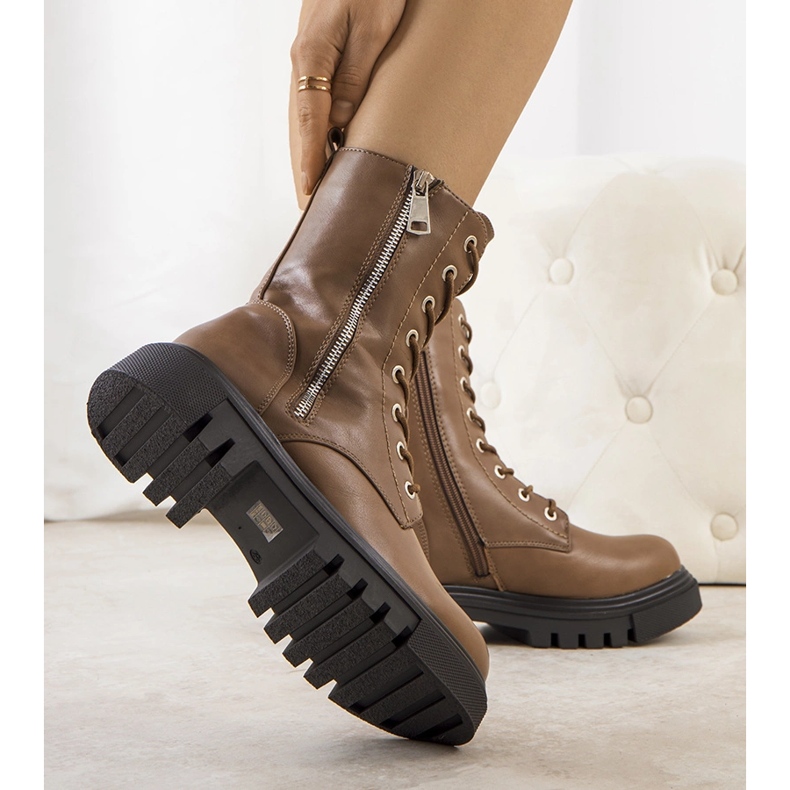 Tamno bež čizme Enoksen 1