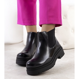 PA1 Crne čizme na Gaffney platformi crna 1