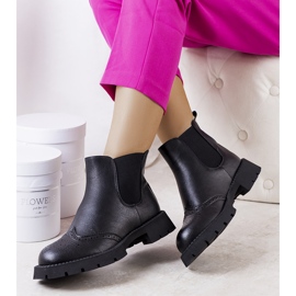 BM Crne Chelsea čizme na masivnom Lucero potplatu crna 1