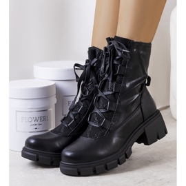 PA1 Crne ženske Alcaraz čizme crna 1