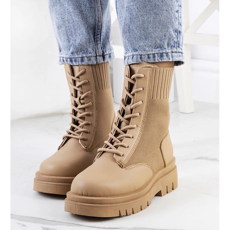 Smeđi Lennon lovci bež 1