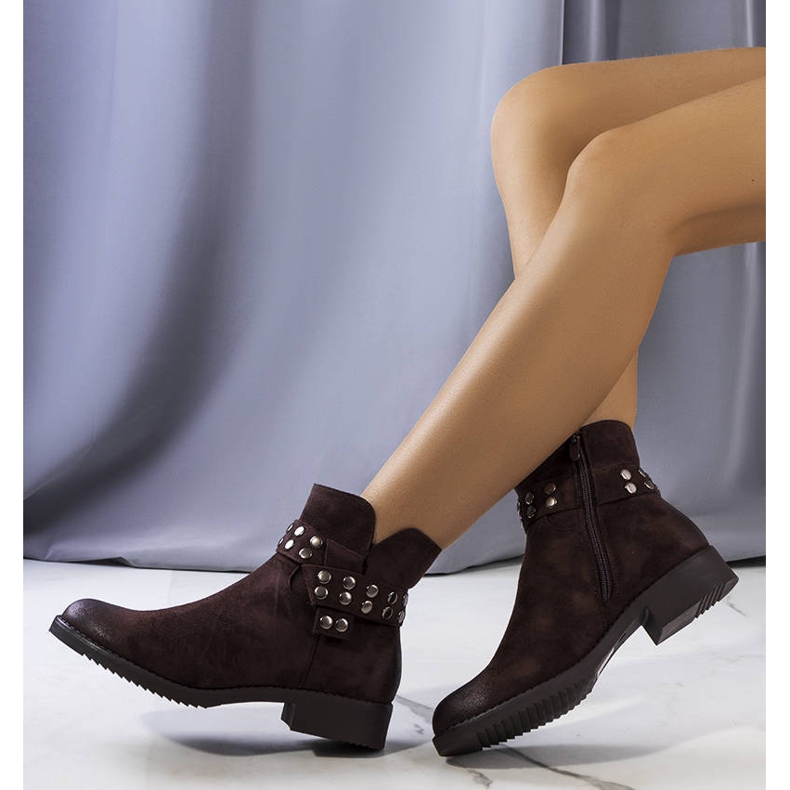 PA1 Smeđe izolirane čizme iz Melderta smeđa 1