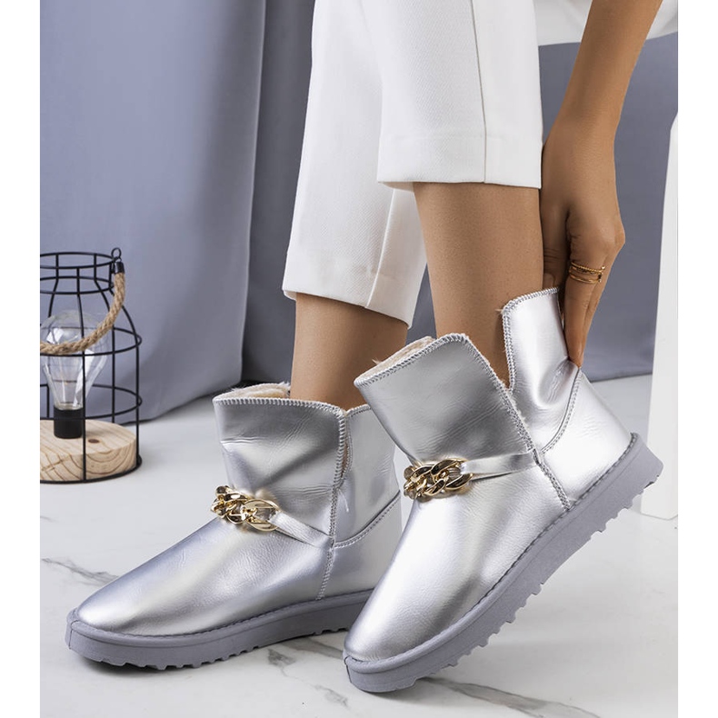 Ženske srebrne čizme za snijeg iz Catole srebro 1