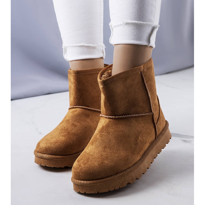 Vago smeđe izolirane čizme za snijeg smeđa 1