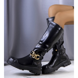 PA1 Crne izolirane Cerreto čizme crno 2