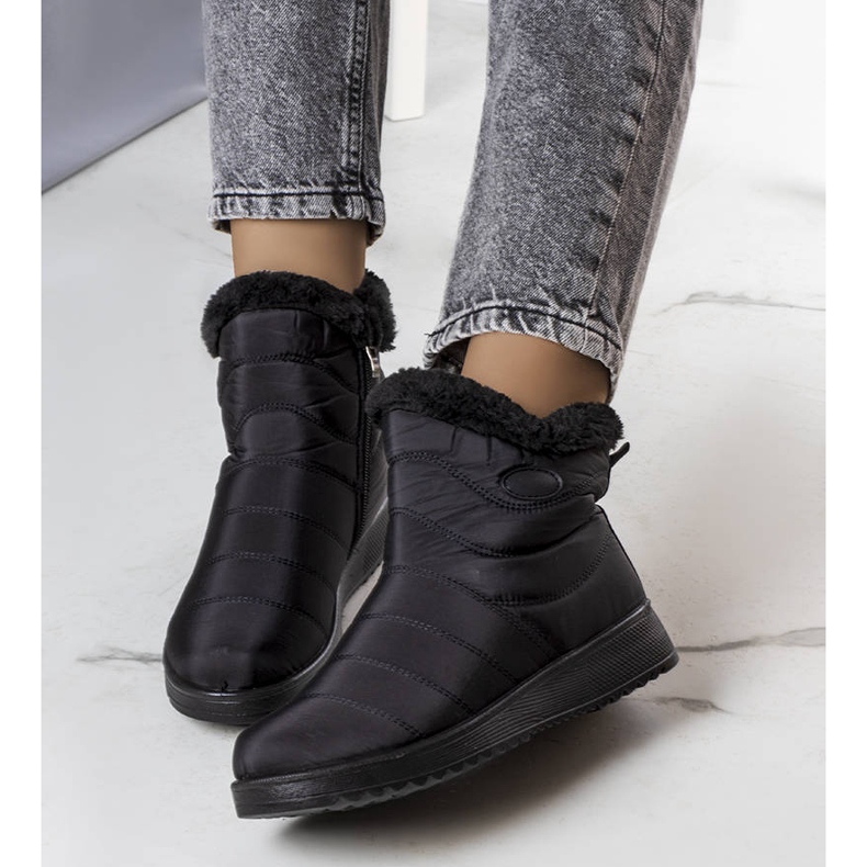 Inna Crne izolirane čizme za snijeg iz Fiedlera crna 1