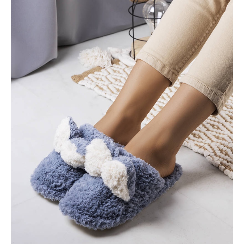 PA1 Rabit plave mekane papuče plava 1