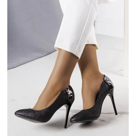 Crne svjetlucave salonke iz Naine crna 1