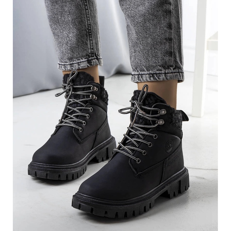 Didians ženske planinarske cipele crne boje crna 1