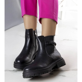 Crne izolirane čizme od Sanso crna 1