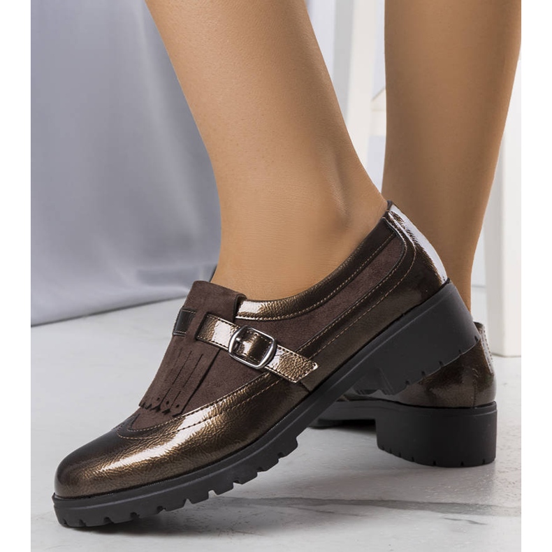 PA1 Smeđe lakirane cipele iz Eliersa smeđa 1