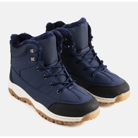 Violette tamnoplave izolirane čizme plava 1