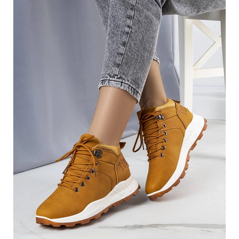 Ženske smeđe izolirane čizme Adleri smeđa 1