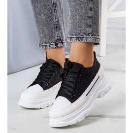 BM Crne Lavarisove visoke platforme tenisice crna 1