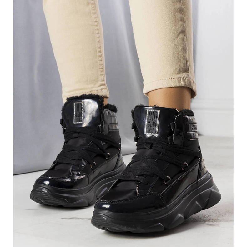 Big Star II274311 crne čizme za snijeg crno 1