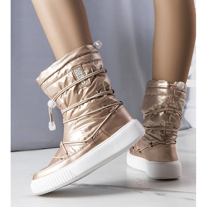 Big Star zlatne čizme za snijeg KK274194 bež 1