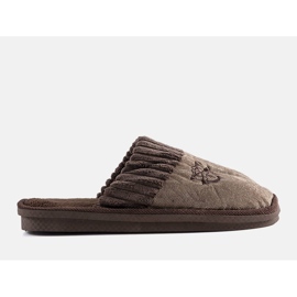 Lesseps muške smeđe papuče smeđa 1