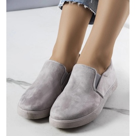 Sive tenisice od eko antilopa marke Leroy siva 1