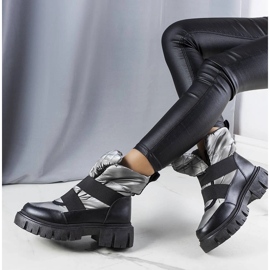 Sive izolirane čizme za snijeg iz Francisca crna 1