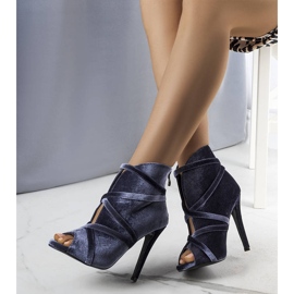 BM Elegantne sive cipele s gornjim dijelom iz Saoa siva 1