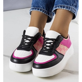 Ružičasto crne ženske tenisice marke Luzia crna 1