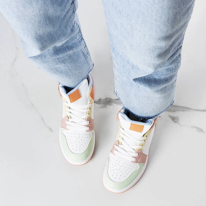 Narančaste tenisice iz Kari bijela 1