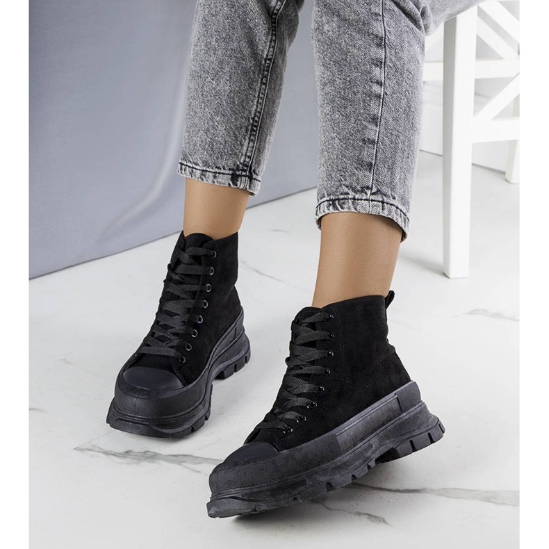 BM Crne platform tenisice iz Gertrude crno 1