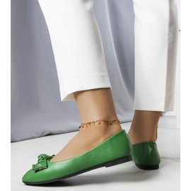 Zelene balerinke s mašnom marke Tabitha zelena 1