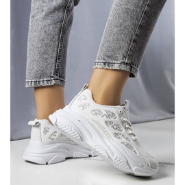 Sive tenisice ukrašene Kara printom siva 1