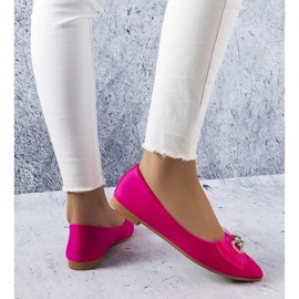 Ružičaste balerinke s mašnom i kamenčićima iz LaGardea ružičasta 1