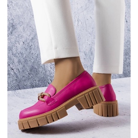 Ružičasti brogovi sa zlatnim ukrasom iz Adrineya ružičasta 1