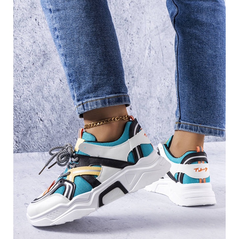 Delois ženske plave tenisice bijela 1